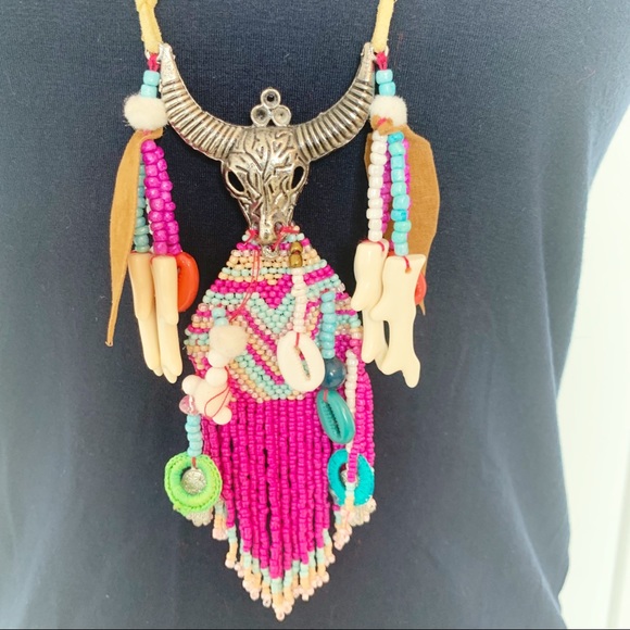 NWT Boho Style Chunky, funky Statement Piece! - Picture 2 of 3